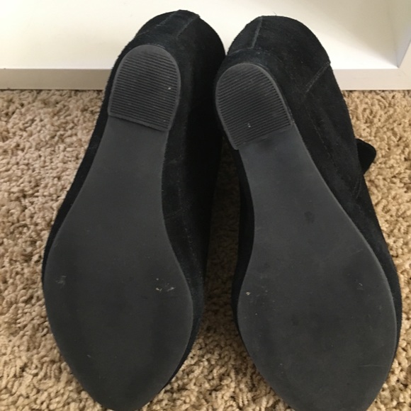 BP Black Suede wedge booties - Picture 4 of 4